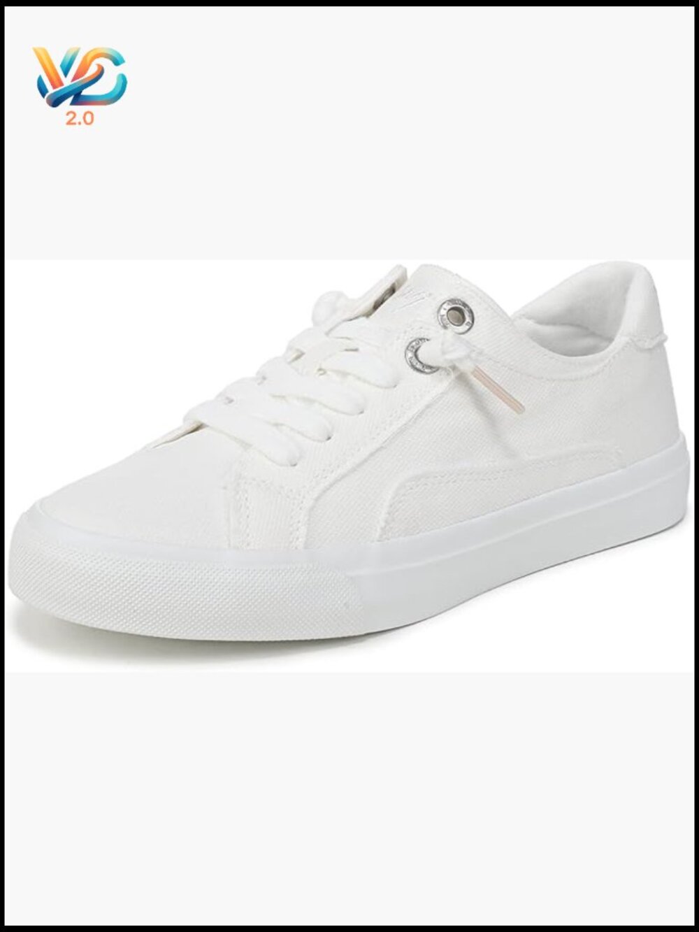 Canvas Slip-On Sneakers with Eco-Friendly Insole Platform Flatform